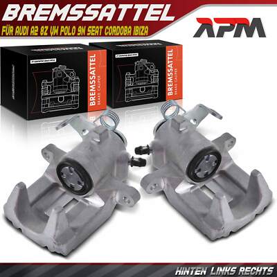 2x Bremssattel Hinten Links Rechts 34mm PR-1KD für VW Polo 9N Seat Ibiza Audi A2