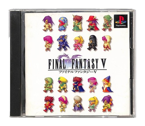 FF5 Final Fantasy V NTSC-J Japanese ver Sony PS1 Japan JP