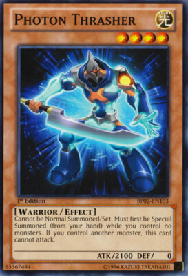 Photon Thrasher - BP02-EN103 - Common - 1st Edition x1 - Moderately Played