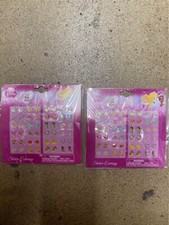 48 pairs Disney Princess Sticker Earrings