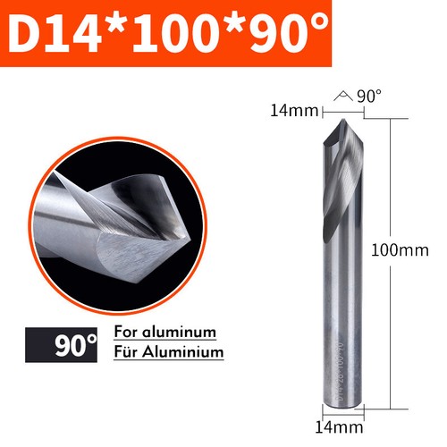 Carbide 60°/90°/120° Degree Chamfer&Spotting Drill 3mm-12mm Countersink Cutter - Picture 45 of 61