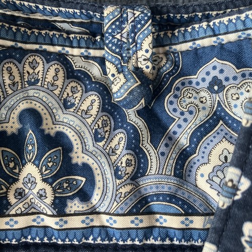 Vera Bradley Nantucket Navy Large Boho Shoulder Tote~ Toggle Closure - Picture 4 of 13