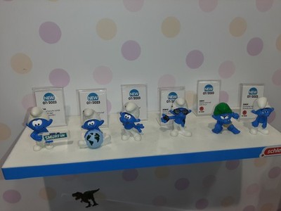 a Schlumpf Neuheiten 2023  Schleich Schlümpfe im Set 20839 bis 20844