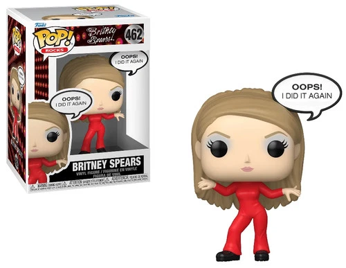 Funko Pop Rocks: Sayings: Britney Spears - Oops, I Did It Again #462 #83835