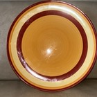 GAIL PITTMAN Two (2) Southern Living at Home Siena banded dinner plates — photo 2