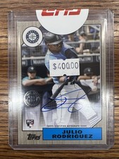 2022 Topps Update #87BA-JR Julio Rodriguez 1987 Autographs Gold #/50