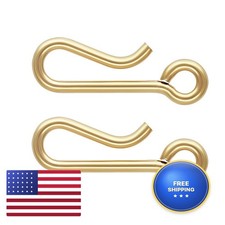 5pcs Adabele Real 1/20 14K Gold Filled 14.2mm Hook Clasp Open Connector JK3-F1