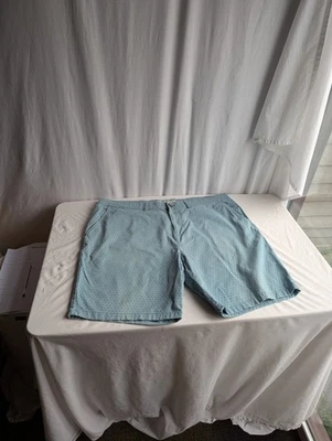 George Mens Shorts Blue Chino Cotton Waist 40" Summer Beach Casual Holiday Cool - Image 1 of 4