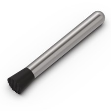 Ohtomber 8" Muddler for Cocktails, Stainless Steel Cocktail 8 inch, Silver