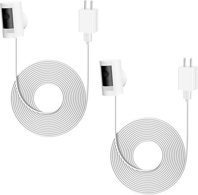 For Ring Camera Power Cord, Power Adapter Compatible with Stick up Cam 2Nd/3Rd G