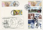 1988 Sc # C117 New Sweden Joint FDC with Sweden and Finland