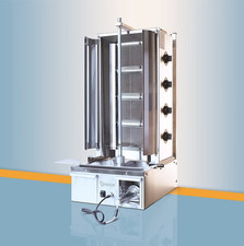 4 Burner Integrated Kebab Machine | Commercial Doner, Shawarma & Gyros Grill
