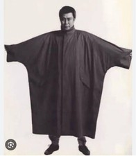ISSEY MIYAKE Men's Navy Squid Coat M Size Wide Fit Trench FB AIA