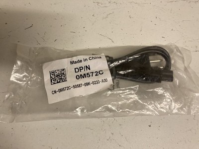 NEU Dell 1m italienisches 3-Pin C5 Kleeblatt Stromkabel 250V 2,5A -DP/N 0M572C