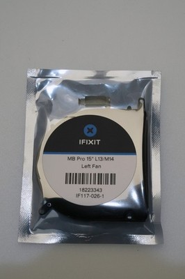 iFixIt MacBook Pro 15'' L13/M14 left fan 18223343 IF117-026-1