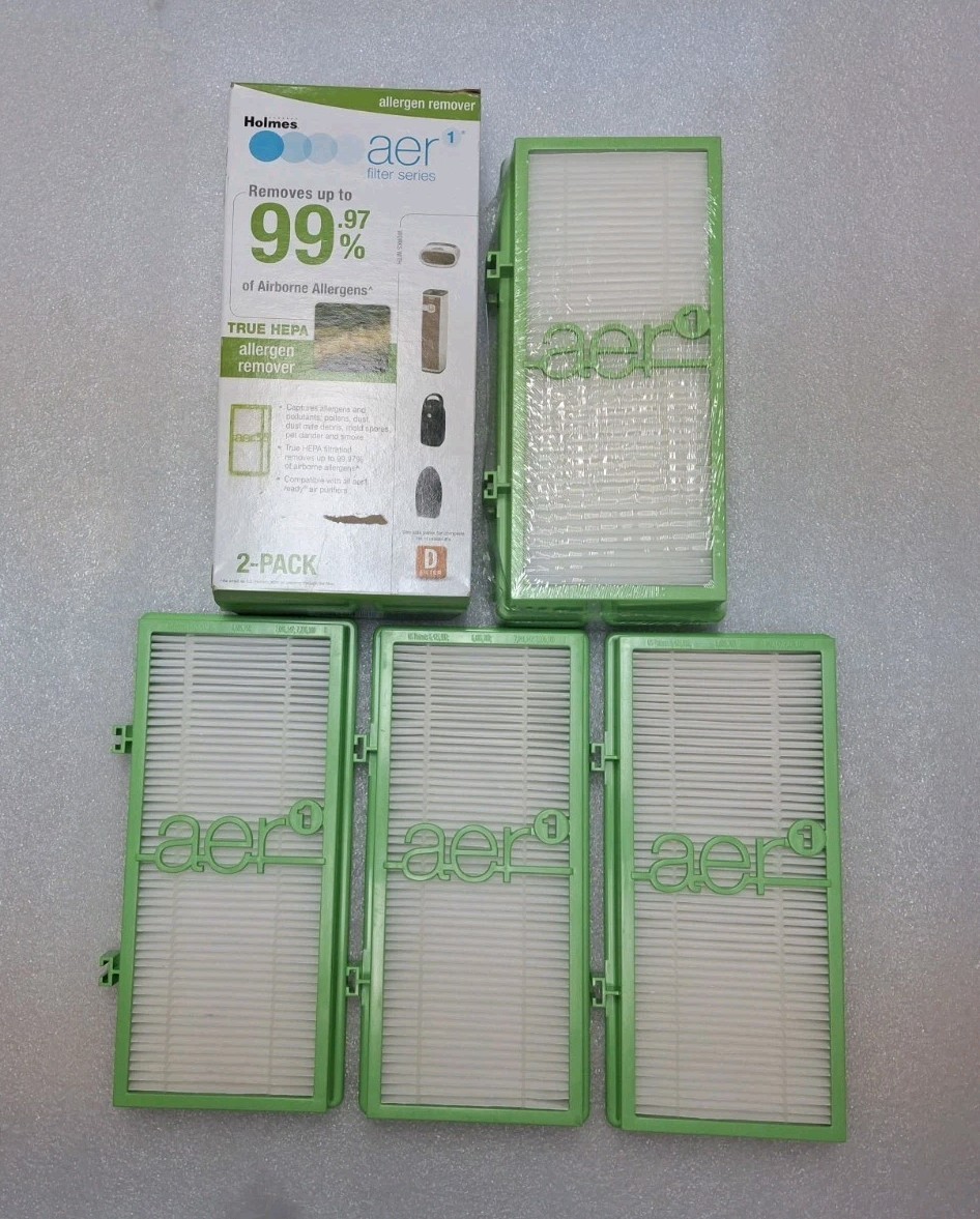 5 Pack GENUINE Holmes Aer1 D Filter Allergen Remover HAPF300AHD Hepa Filter 