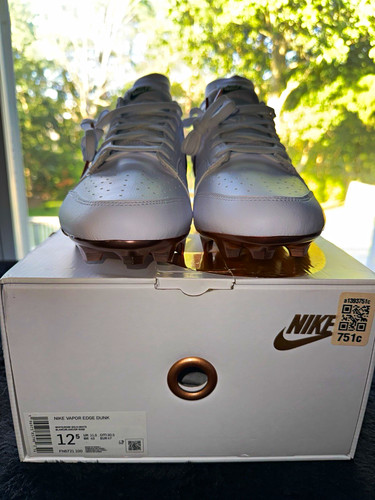 Nike Vapor Edge Dunk Kyler Murray White Rose Gold Men’s Size 12.5 FN6721-100