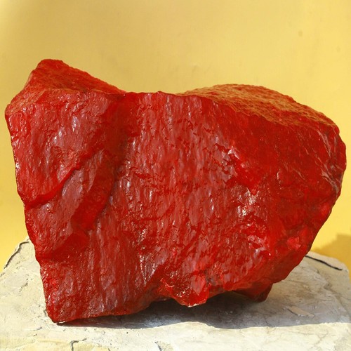 Natural Uncut Red Rough 99 Ct Red Ruby Rough CERTIFIED Loose Gemstone ...