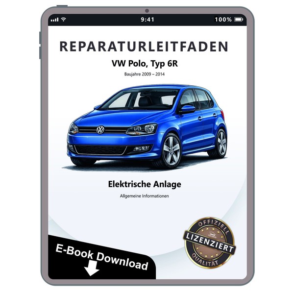 VW Polo 5 6R 09-14 Allgemeine Info Elektrische Anlage Reparaturhandbuch Download-image