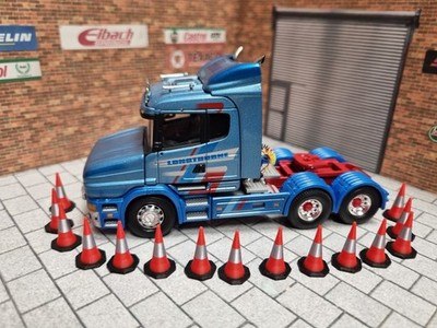 Große Verkehrskegel x15 Maßstab 1:50 Modellautos Garage Diorama