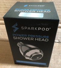 Sparkpod Shower Head Luxury Polished Chrome Power Pressure New