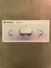 Meta Oculus Quest 2 (64GB) Virtual Reality Headset - White With 2 Controllers