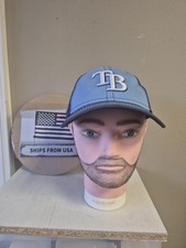 MLB Tampa Bay TB Rays YOUTH Hat Size Baseball Ball Cap New Era Snapback Blue