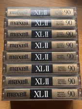 Maxell XL II 90 Kassette 8x Leerkassette