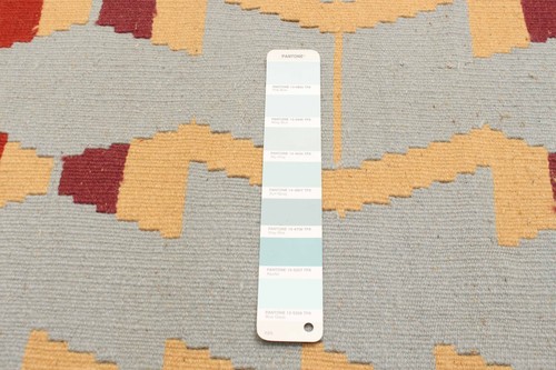 Traditional Vintage Hand Woven Carpet 6'7" x 6'9" Wool Kilim Area Rug - Picture 8 of 9
