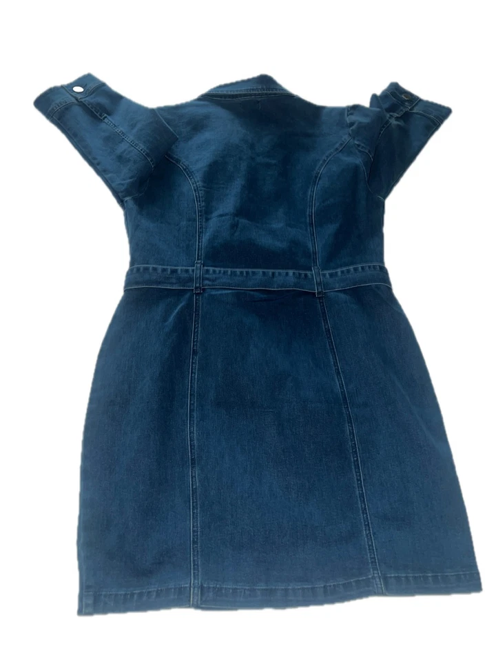 Mini cinto designer com zíper ajustado jeans BEBE - Imagem 4 de 4