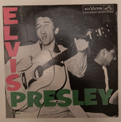 1964 ORIGINAL ELVIS PRESLEY SELF TITLED LPM-1254 RE RECORD ALBUM VG++