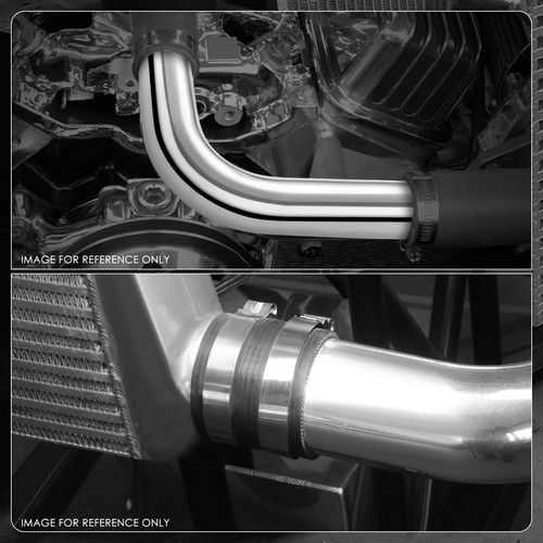90 Degree 2.5 inch Aluminum Intercooler AIr Intake Pipe Piping Tube Turbo Custom - Bild 5 von 5