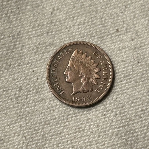 1908-S Indian Head Cent Extremely Fine XF Coin ZM