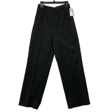 Halston Black Vintage Deadstock Pleated Dress Slacks Pants Size 12 Size Note*