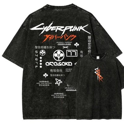 Vintage Wash Cyber Metal Phantom Liberty Video Game Merch Metalhead Fan Gift