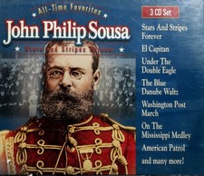 John Philip Sousa - Stars and Stripes Forever 3CD Set 1998 Classical GSC John Philip Sousa - Stars and Stripes Forever 3CD Set 1998 Classical GSC
