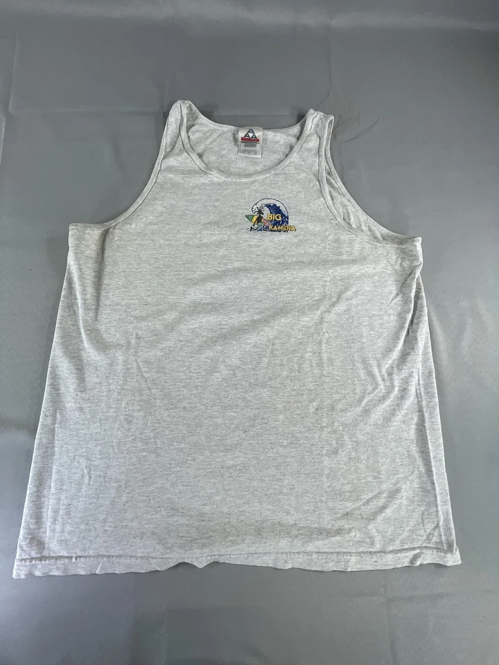 Camisa Big Kahuna Para Hombres XL Camiseta sin Mangas Surf Hawaii Gráfico Alstyle Playa Foto 2 de 4