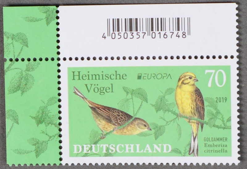 MayfairStamps Germany 2019 Europa Birds Souvenir Sheet aaz_90261