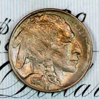 * 1915-P * SOLID+ GEM BU MS BUFFALO NICKEL * FROM ORIGINAL COLLECTION