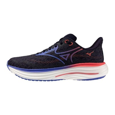 Mizuno Women's WAVE RIDER 29 Running Shoe Odyssey Grey-Iris Bloom 411577.9W6U