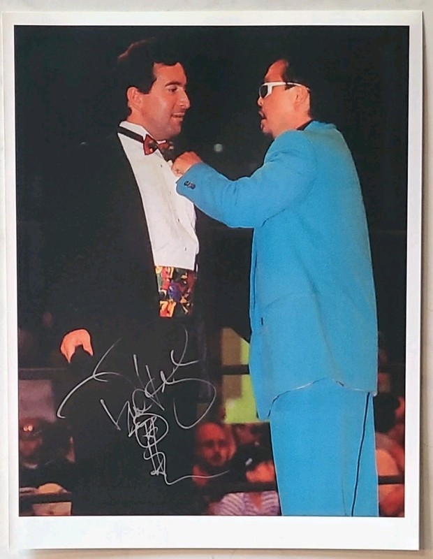 DAVID PENZER signed 8 X 10 photo WCW TNA pro wrestling autograph 