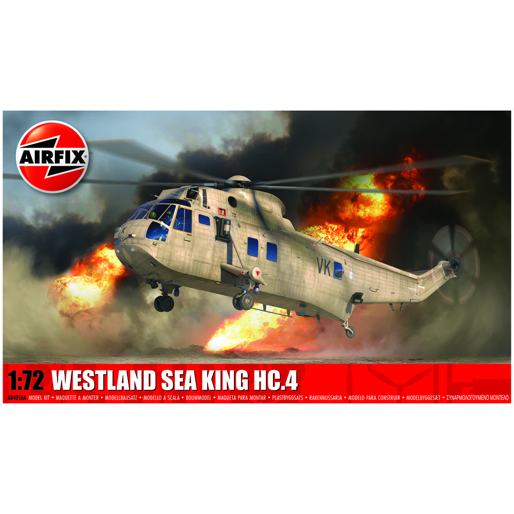 1/72 WESTLAND SEA KING HC.4 (PLASTIC KIT) A04056A - Image 20