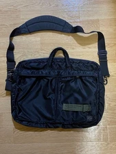 Military Remake [PORTER] Black Nylon Shoulder Bag Yoshida brand