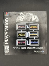 Williams Arcade's Greatest Hits (PlayStation 1, 1996) PS1 - Complete / CIB