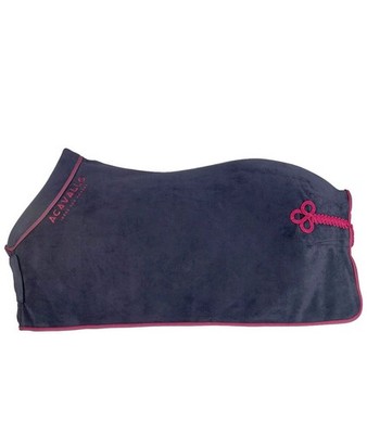 Anti-Pilling 800g Fleece-Decke mit Kordelzug und wattiertem Kragen Acavallo 