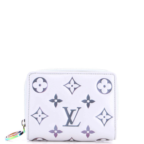 Louis Vuitton Coussin Lou Wallet LV Ski Monogram Embossed Lambskin