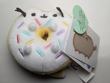 Gund White Sprinkle Donut Pusheen Dessert Plush 4"