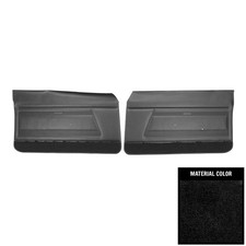 New Standard Front Door Panels Black Pui Fits 1968 Pontiac Firebird D620