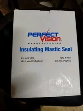 Perfect Vision Mastic Seal 6.5 X 10 FT PV2665 Black Flexible Large Pitch Pad NEW