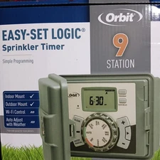 Orbit Easy-Set Logic 9-Station Outdoor Panel Sprinkler System Timer 57899 NO KEY